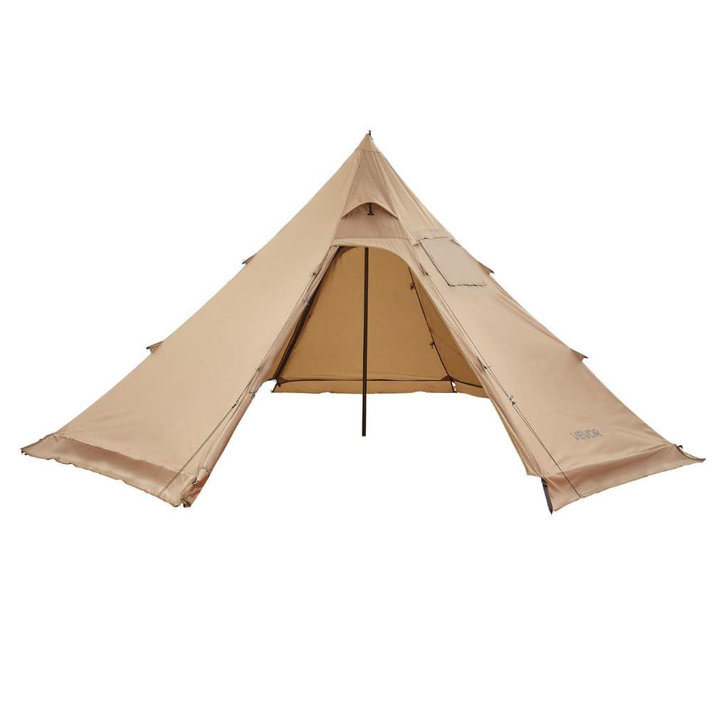 VEVOR Hot Tent for 4 Persons, Portable Winter Tipi Tent