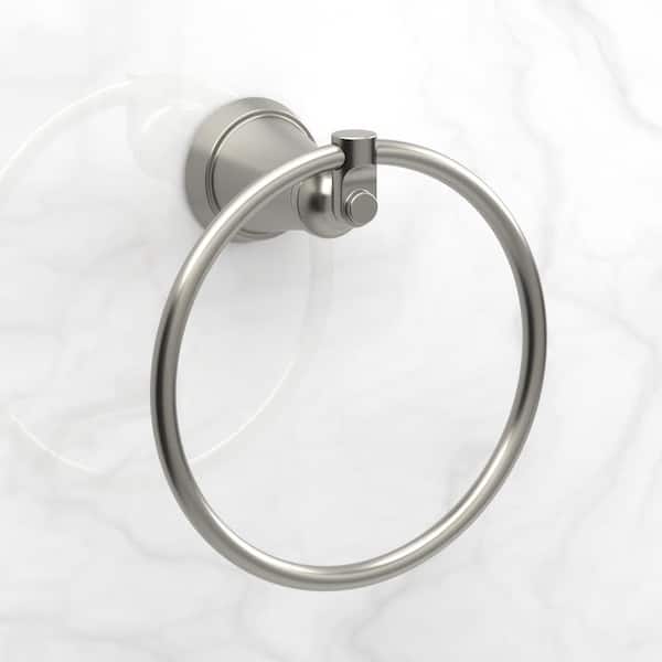 Junipine Wall Mounted Towel Ring in Brushed Nickel