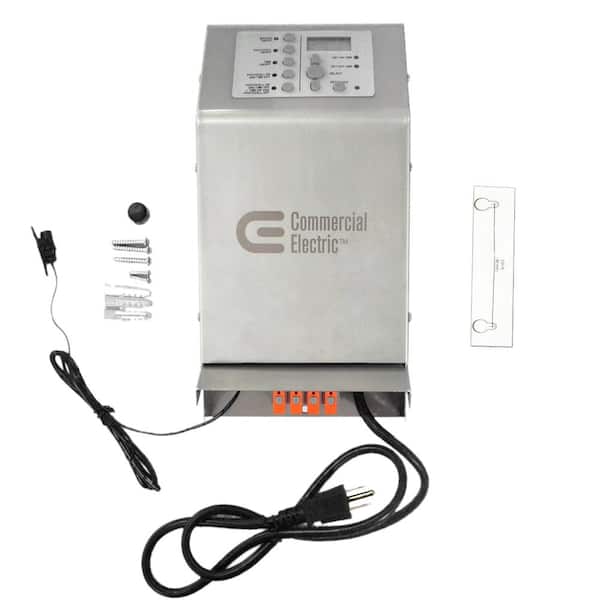 Commercial Electric Low Voltage 200-Watt Stainless Steel Landscape Transformer