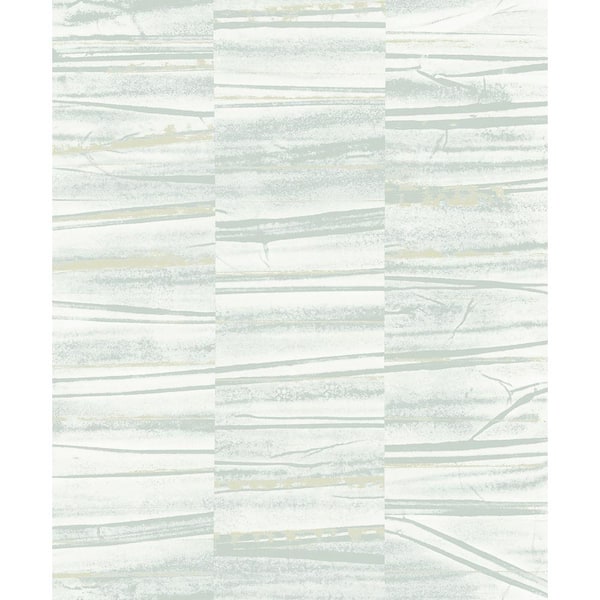 A-Street Prints Lithos Sage Geometric Marble Paper Strippable Roll (Covers 57.8 sq. ft.)