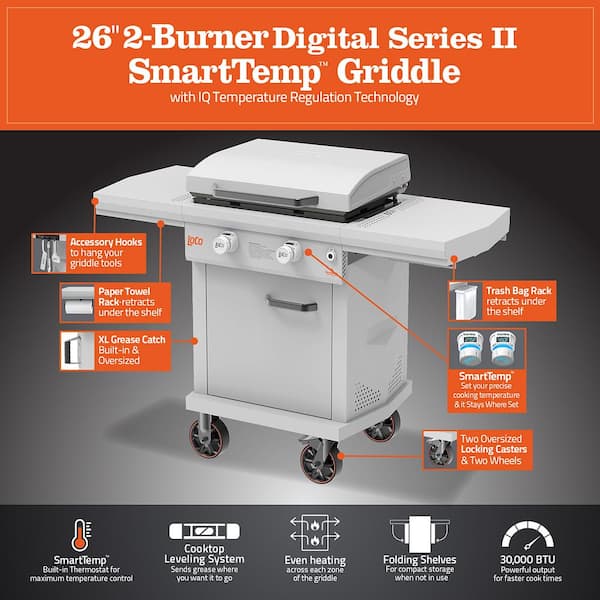 LOCO Series II 26 in. 2-Burner Digital Propane SmartTemp