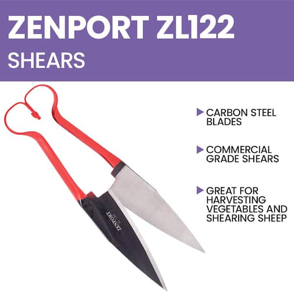 Zenport 13 in. L 6.5 in. Carbon Steel Blade Heavy-Duty Onion