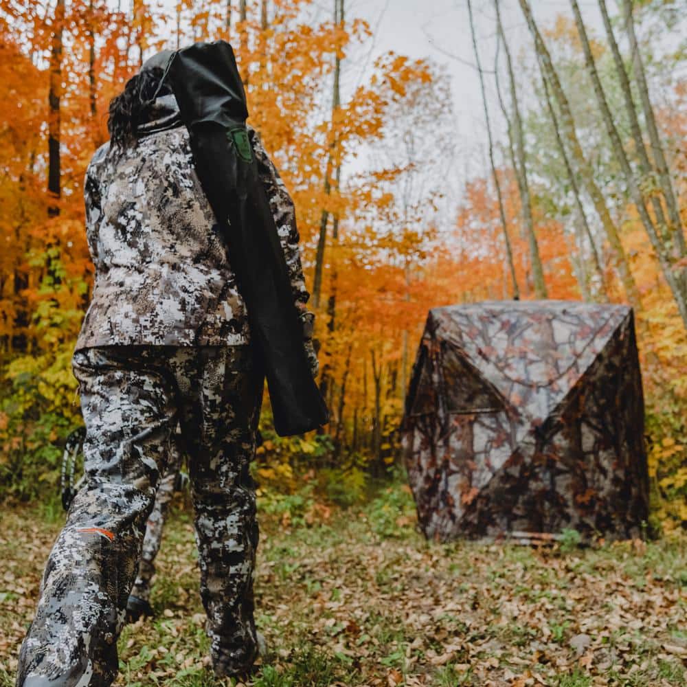 Prowler 300 Tall Woodland Camo Portable Hunting Blind