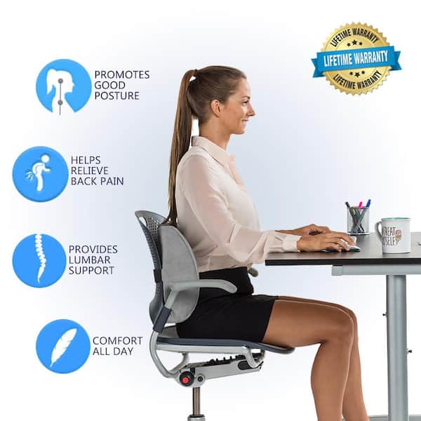 Lumbar support for sitting down 