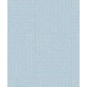 Ronald Blue Squares Paper Strippable Roll (Covers 57.8 sq. ft.)