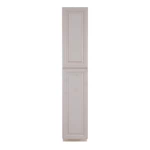 Princeton Assembled 18 in. x 90 in. x 27 in. Tall Pantry with 2-Doors in Creamy White