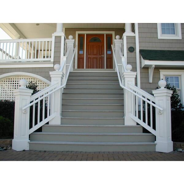 ProWood 95 in. PVC White ADA Handrail with Aluminum Insert 401328 - The  Home Depot