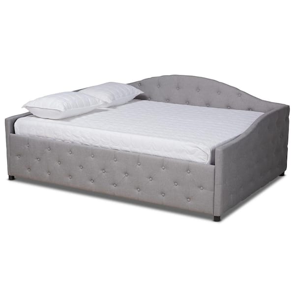 Baxton Studio Becker Gray Queen Daybed