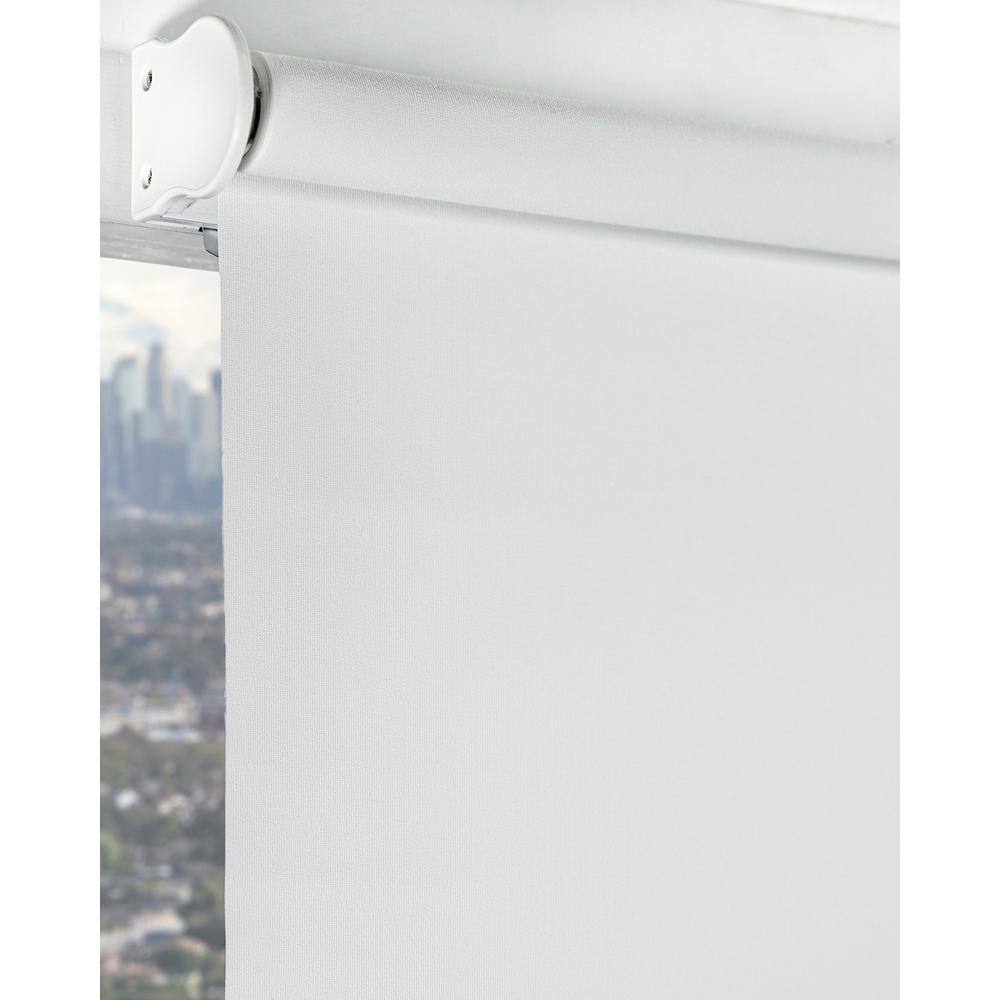 Urban White Cordless Light Filtering Fabric Roller Shade 35" x 72"