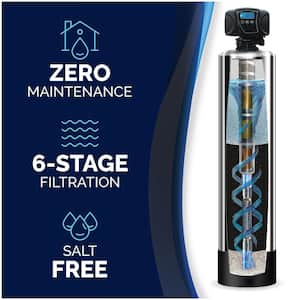 Platinum Series 25 GPM 6-Stage Water Municipal Filtration and Salt-Free Conditioning System (Treats up to 6 Bathrooms)
