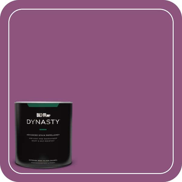 BEHR DYNASTY 1 qt. Home Decorators Collection #HDC-MD-07 Dynamic Magenta Semi-Gloss Enamel Interior Stain-Blocking Paint & Primer