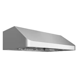 30 in. Haven Collection 500 CFM Ducted Under Cabinet Range Hood, Button Control, LED Lights, Stainless Steel