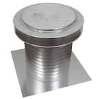 12 in. Dia Keepa Vent an Aluminum Roof Vent for Flat Roofs