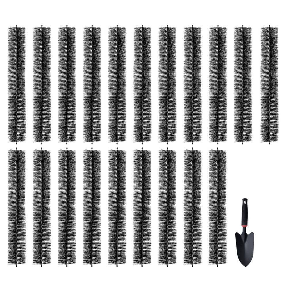 Gutter Brush 60 ft. x 5.25 in. Gutter Cleaning Tools Ground-Level Gutter Brush Leaf Guard for 5 in. Gutter (20-Pack) price history on PriceWatchPro