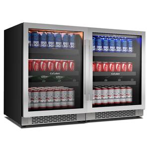 CLF 24'' 220 Cans  12 Oz.  Built-in Beverage Refrigerator Beer Drink Cooler Cfaj1000