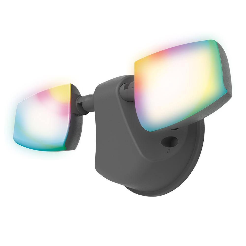 HALO ESF WiZ 180Watt Equivalent 2400 Lumens Black NonMotion Security