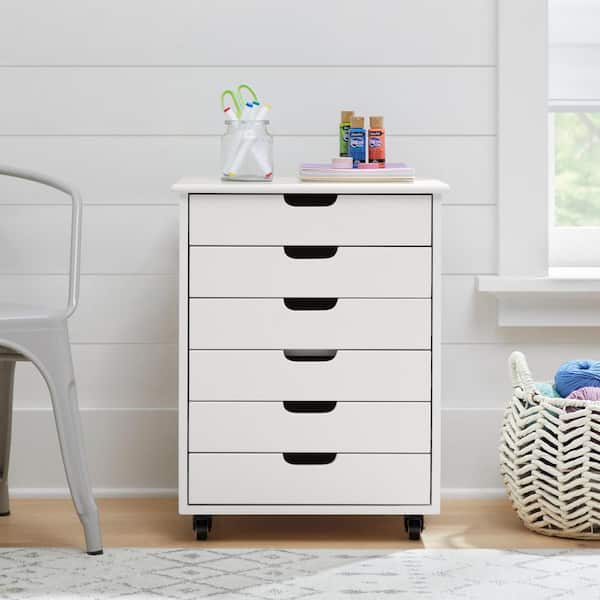 Craft Wide 6-Drawer Storage Cart