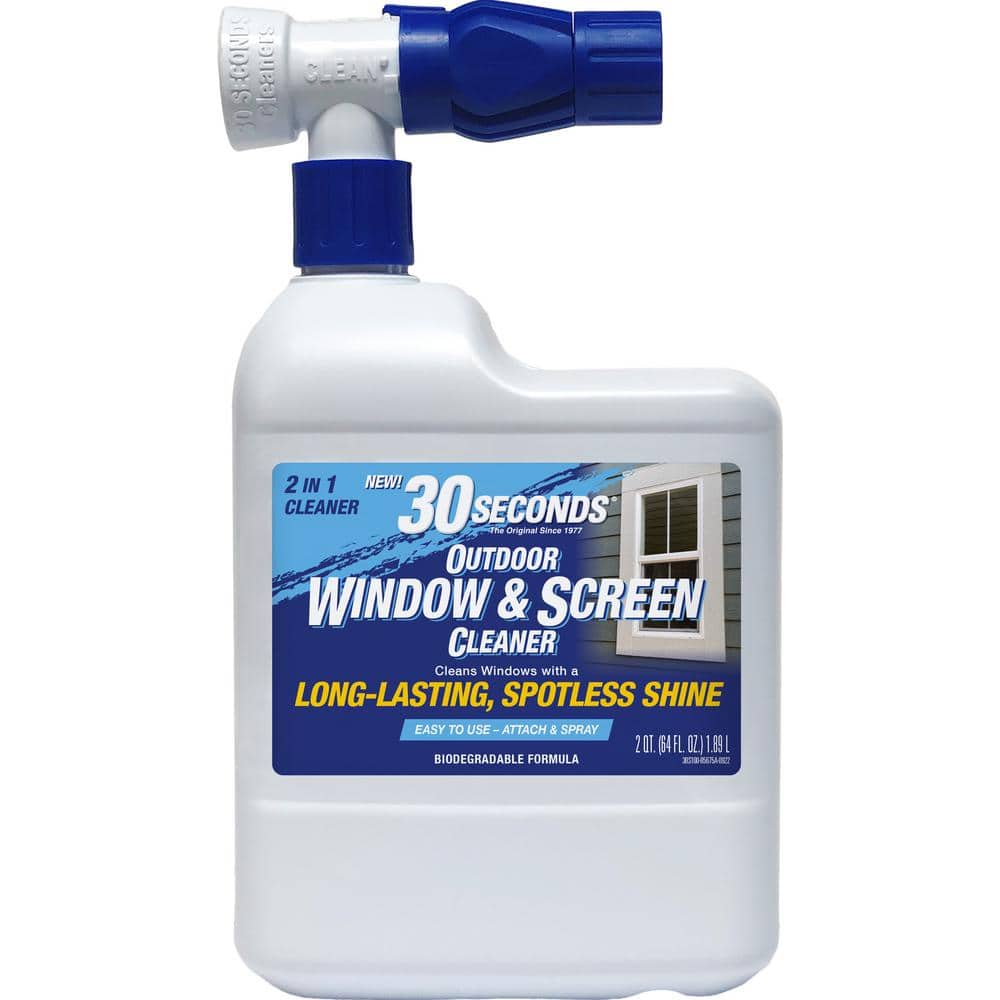 30 Seconds 64 oz. Glass Cleaner Window Screen 100550255 The Home Depot