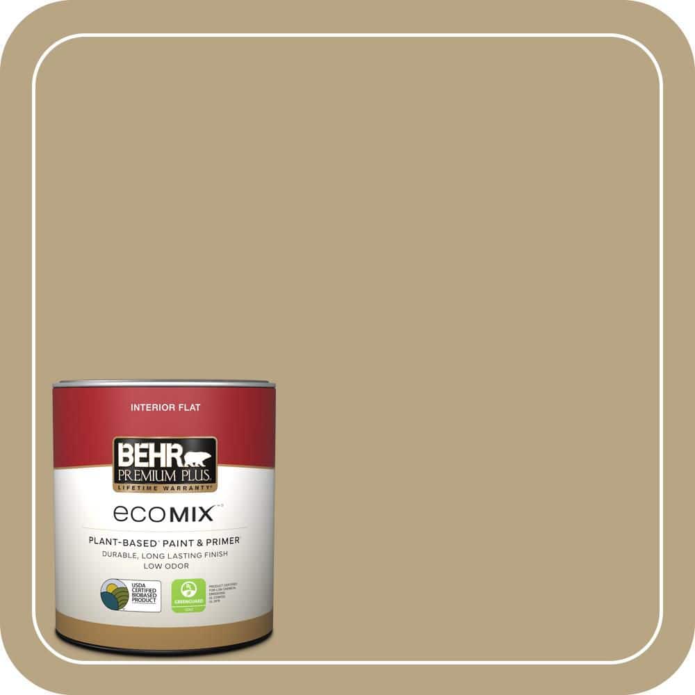 1 qt. Home Decorators #HDC-CT-07 Country Cork Flat EcoMix Plant-Based Interior Paint & Primer product image for price tracking