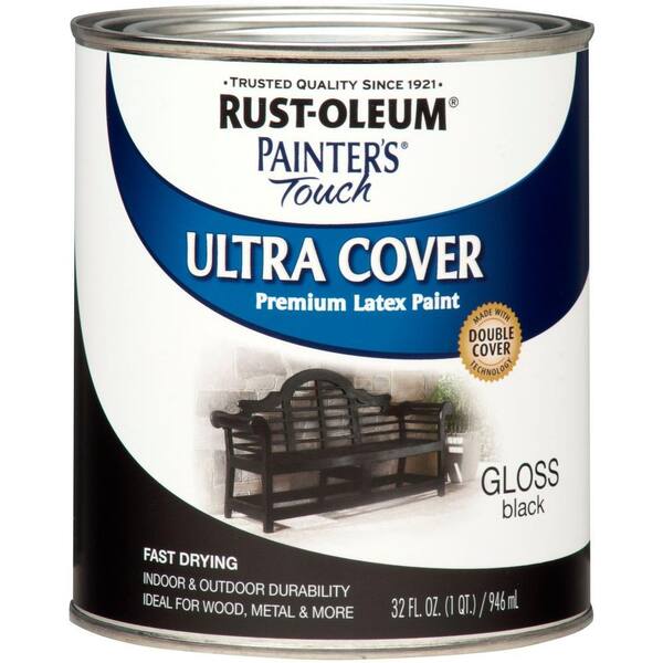 1 gal. High Performance Protective Enamel Gloss Black Oil-Based  Interior/Exterior Paint