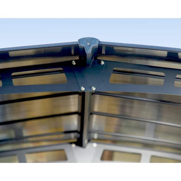 Tucson 12 ft. x 16 ft. Gray/Bronze Outdoor Gazebo