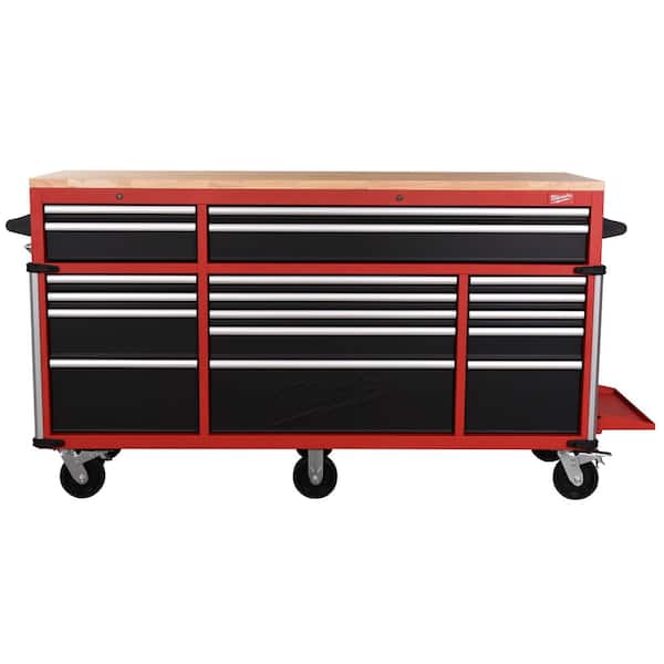 Milwaukee High Capacity 72 in. W x 22.1 in. D 18-Drawer Mobile