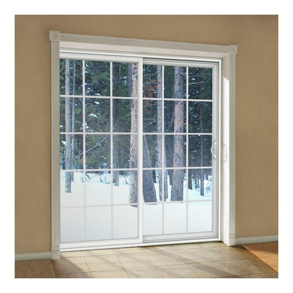 JELD-WEN 60 in. x 80 in. Left-Hand/Inswing 15 Lite Primed Steel Double  Prehung Patio Door with Brickmould THDJW238700007 - The Home Depot