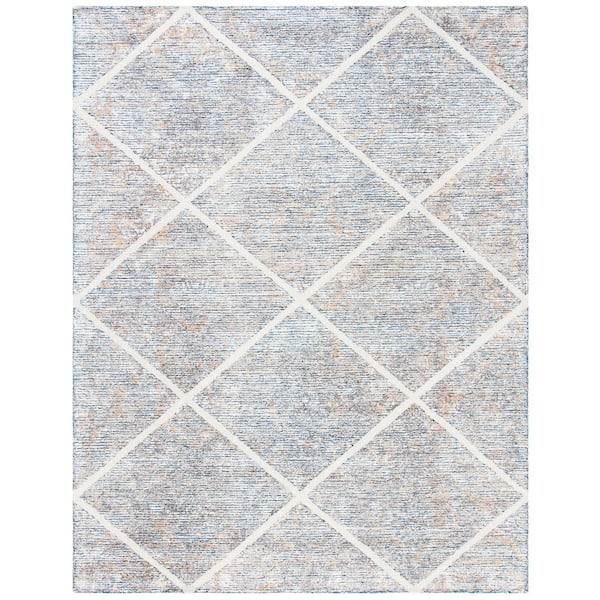SAFAVIEH Artistry 8 ft. x 10 ft. Ivory/Gold Diamond Marle Area Rug ...
