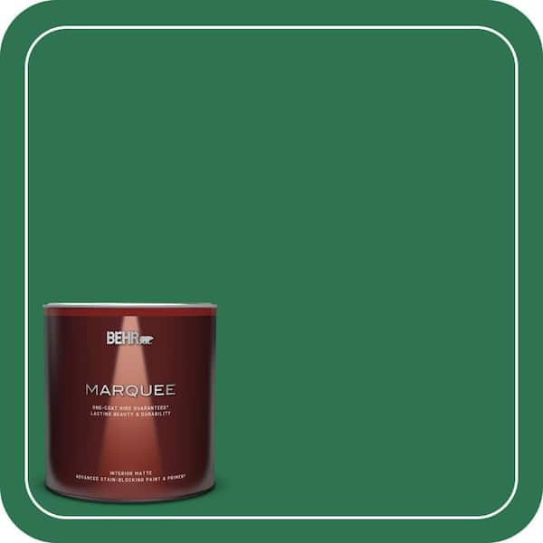 BEHR MARQUEE 1 qt. #P420-7 Crown Jewel Matte Interior Paint & Primer