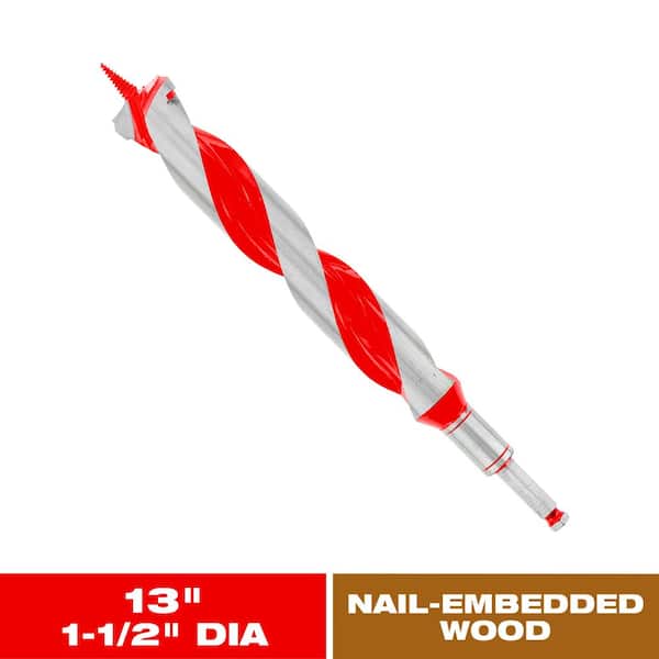 DIABLO 1-1/2 in. x 13 in. Carbide Auger Drill Bit for Wood and Nail-Embedded Wood