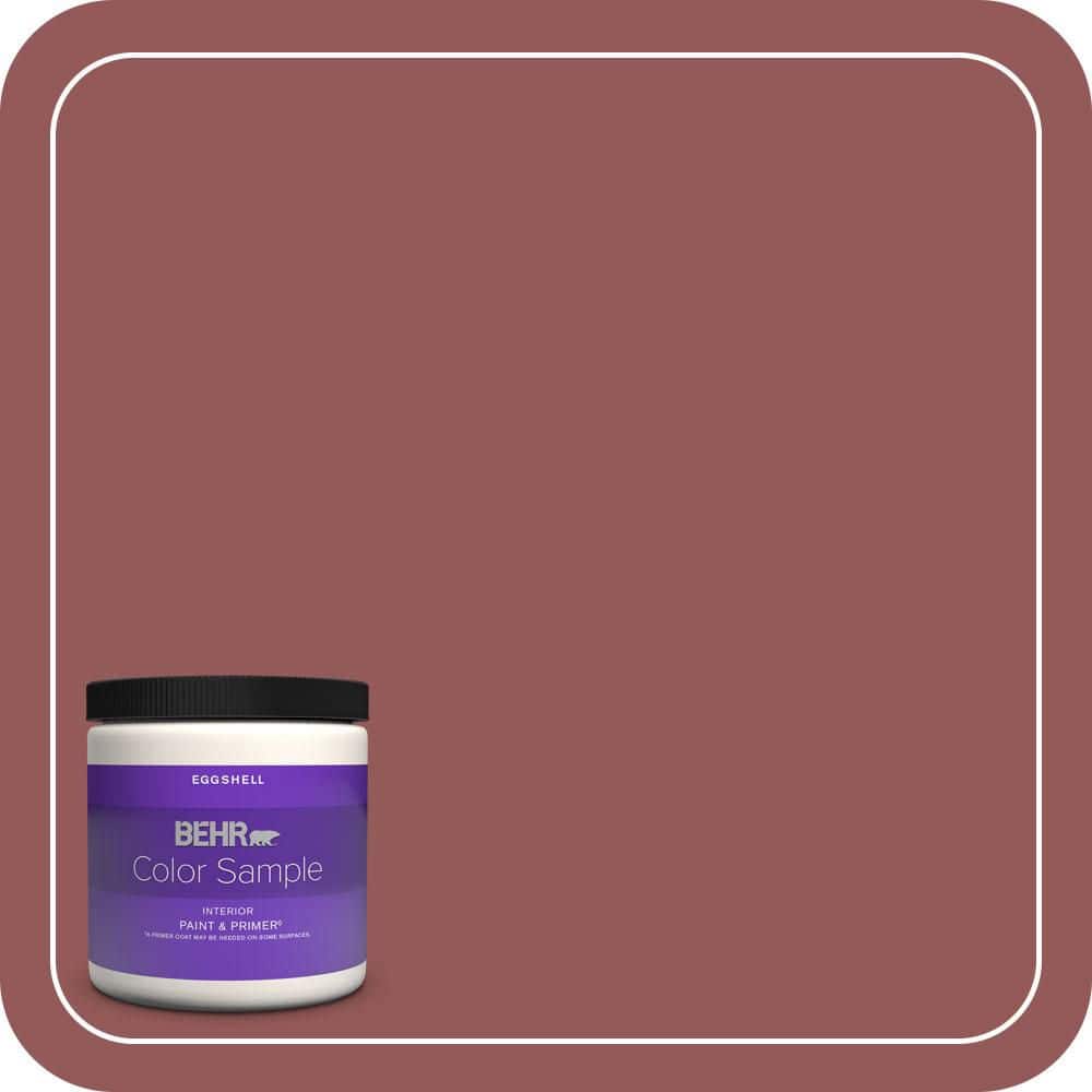 8 oz. #150F-6 Gallery Red Eggshell Enamel Interior Paint & Primer Color Sample price history on PriceWatchPro