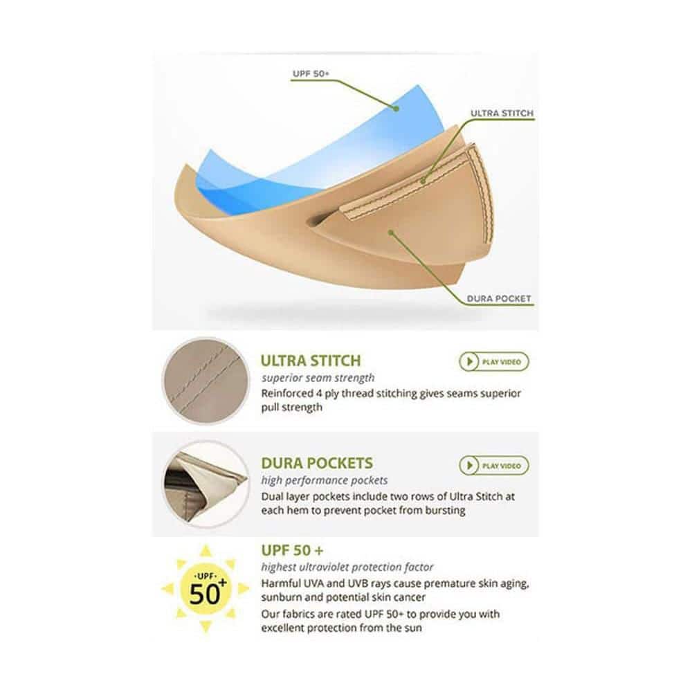 Beige Whisper Polyester Replacement Canopy for Grill Gazebo