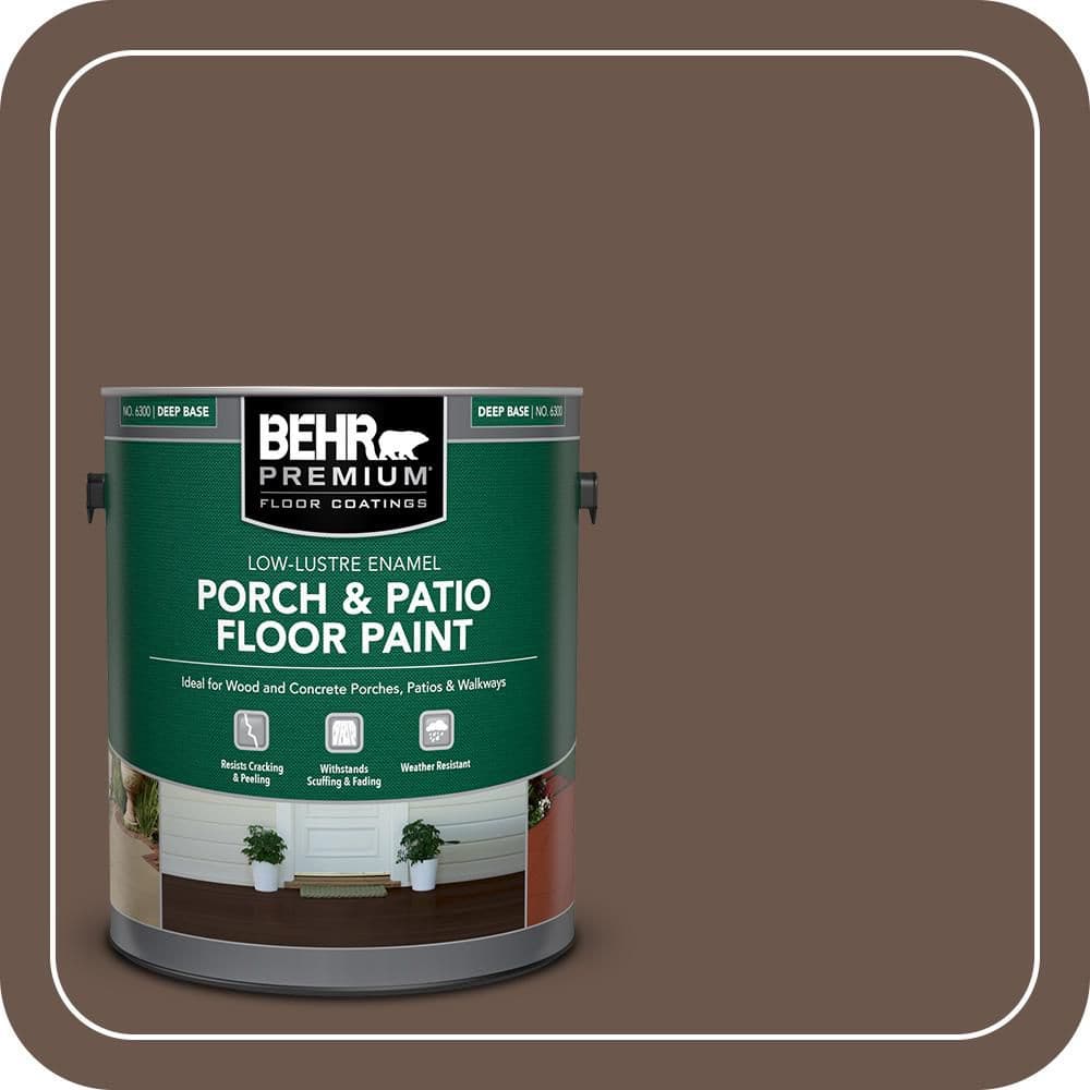 BEHR PREMIUM 1 gal. #SC-111 Wood Chip Low-Lustre Enamel Interior