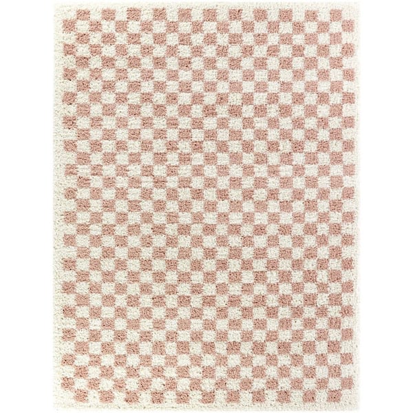 BALTA Covey Pink 7 ft. 10 in. x 10 ft. Geometric Area Rug