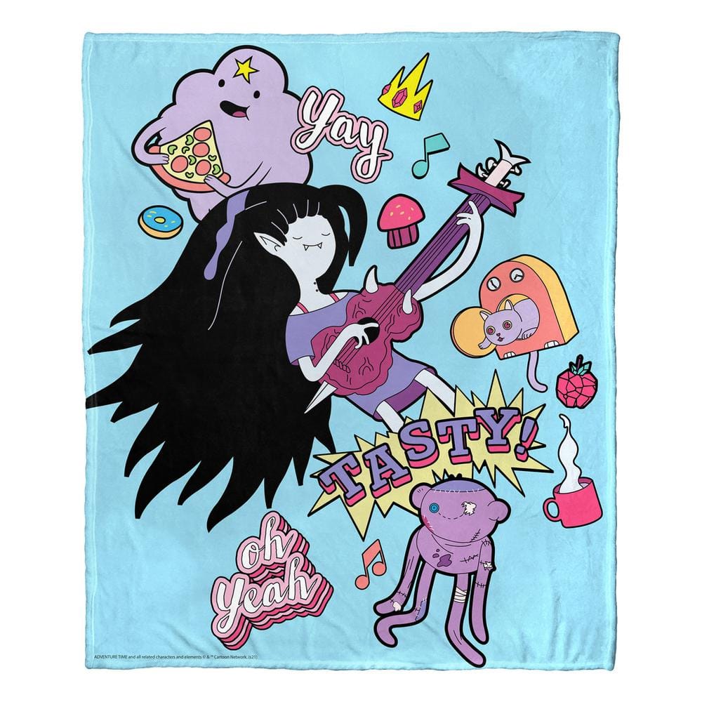 Adventure Time Tasty Tunes Multi Color Silk Touch Throw Blanket price history on PriceWatchPro