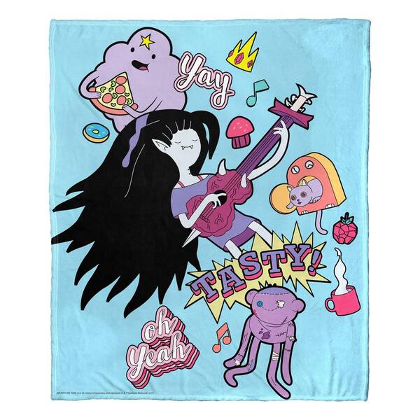 Adventure Time Rainbow Finn And Jake Kids Silk Touch Throw Blanket, 50