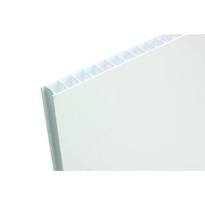48 in. x 96 in. x 0.393 in. Fluted Twin Wall Plastic Sheet (3-Pack)