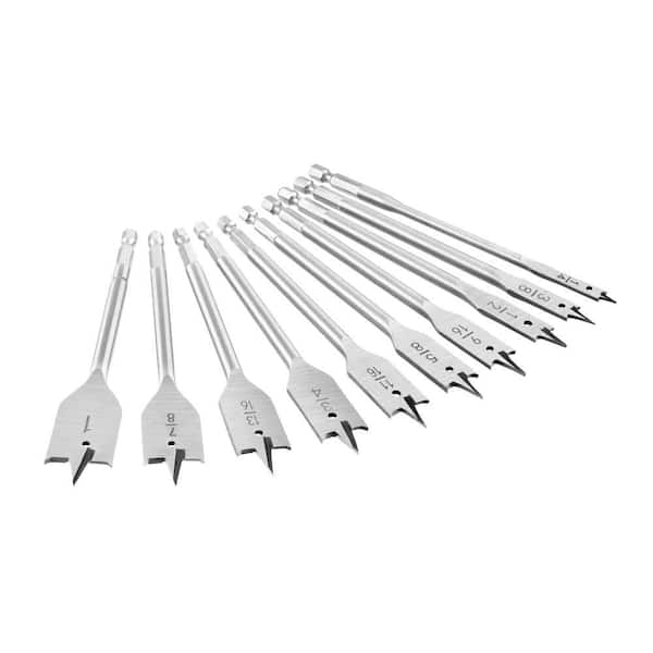 RYOBI 10-Piece Wood Spade Bit Set A971001 - The Home Depot