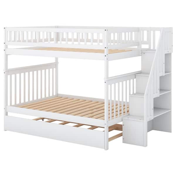 Full Bunk Bed With Trundle, Twin Over Full Bunk Bed With Trundle Canada