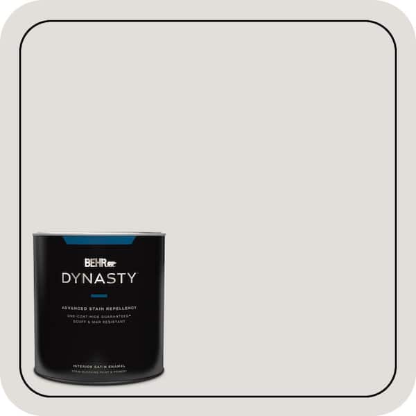 BEHR DYNASTY 1 qt. #PWN-63 Abalone Shell Satin Enamel Interior Stain-Blocking Paint and Primer