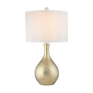 Soleil 22 in. Gold Plate Table Lamp