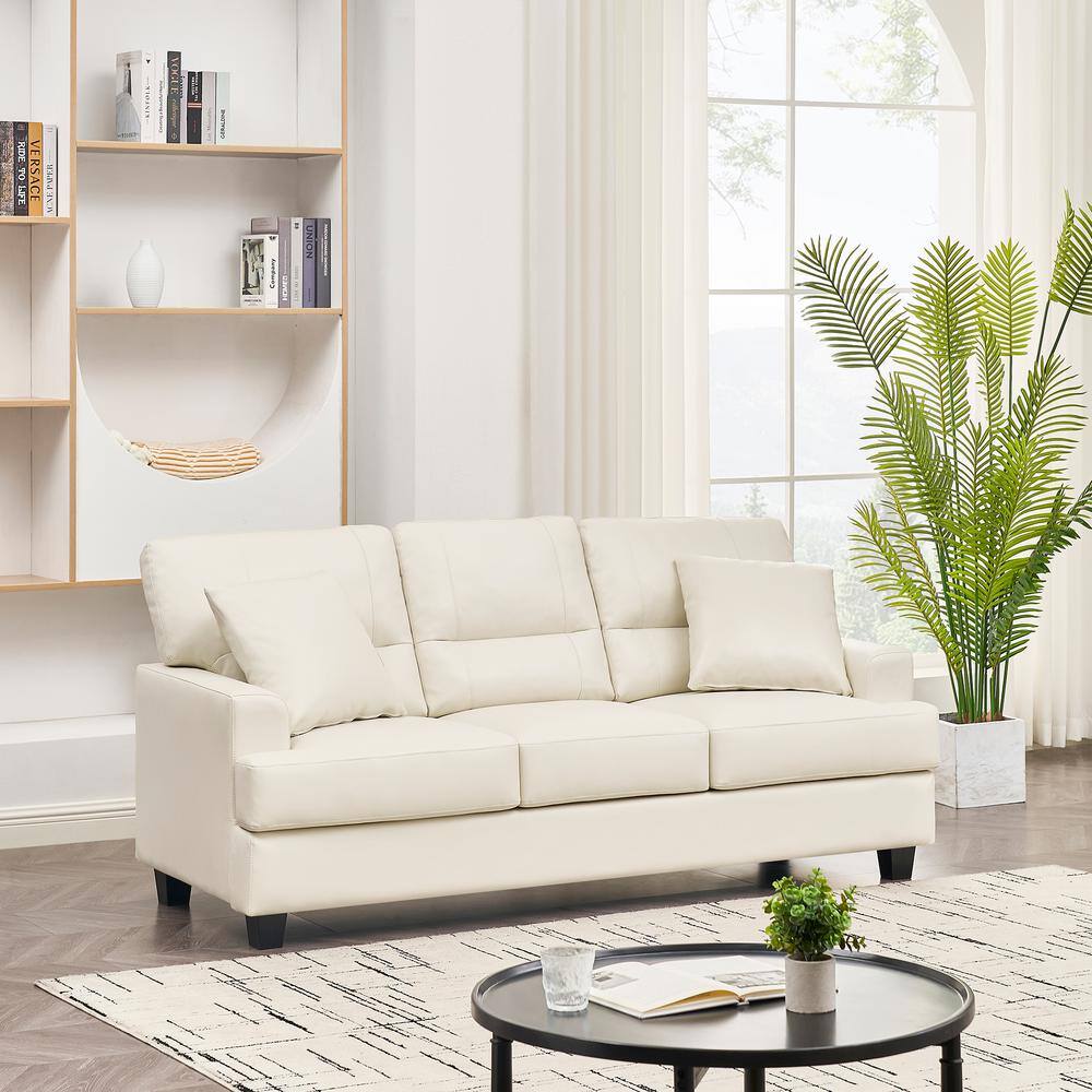 thumbnail image 2 of 55 Inch Modern Corduroy Single Sofa - Oversized Round Reading Chair With Armrest Pillow 2 of 14