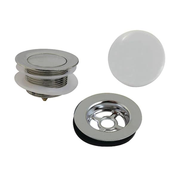 Trimscape 2-11/16 in. Brass Tub Drain in Polished Chrome