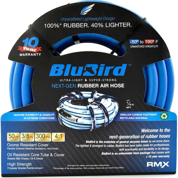 3/8 in. x 50 ft. Rubber Air Hose