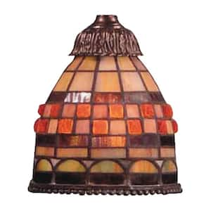 Mix-N-Match 1-Light Jewelstone Tiffany Glass Shade