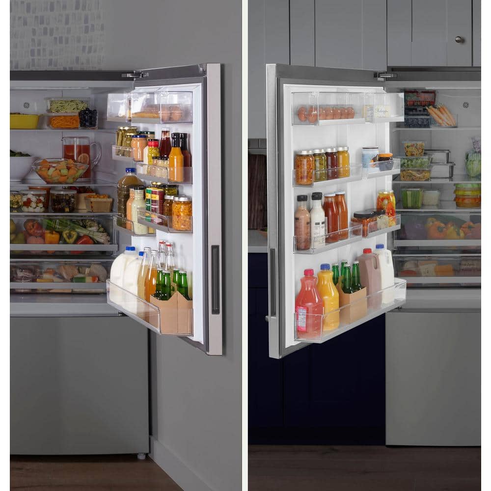 Stainless Steel 17.7 cu. ft. Bottom Freezer Smart Refrigerator