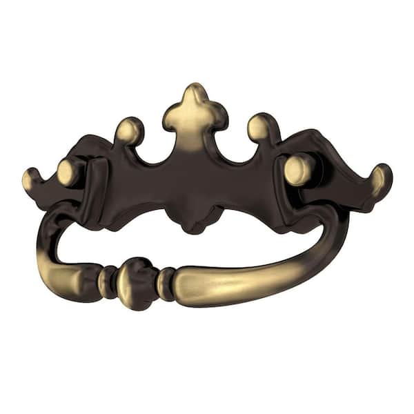 Amerock Allison Value 3 in (76 mm) Center-to-Center Antique English Drawer Pull