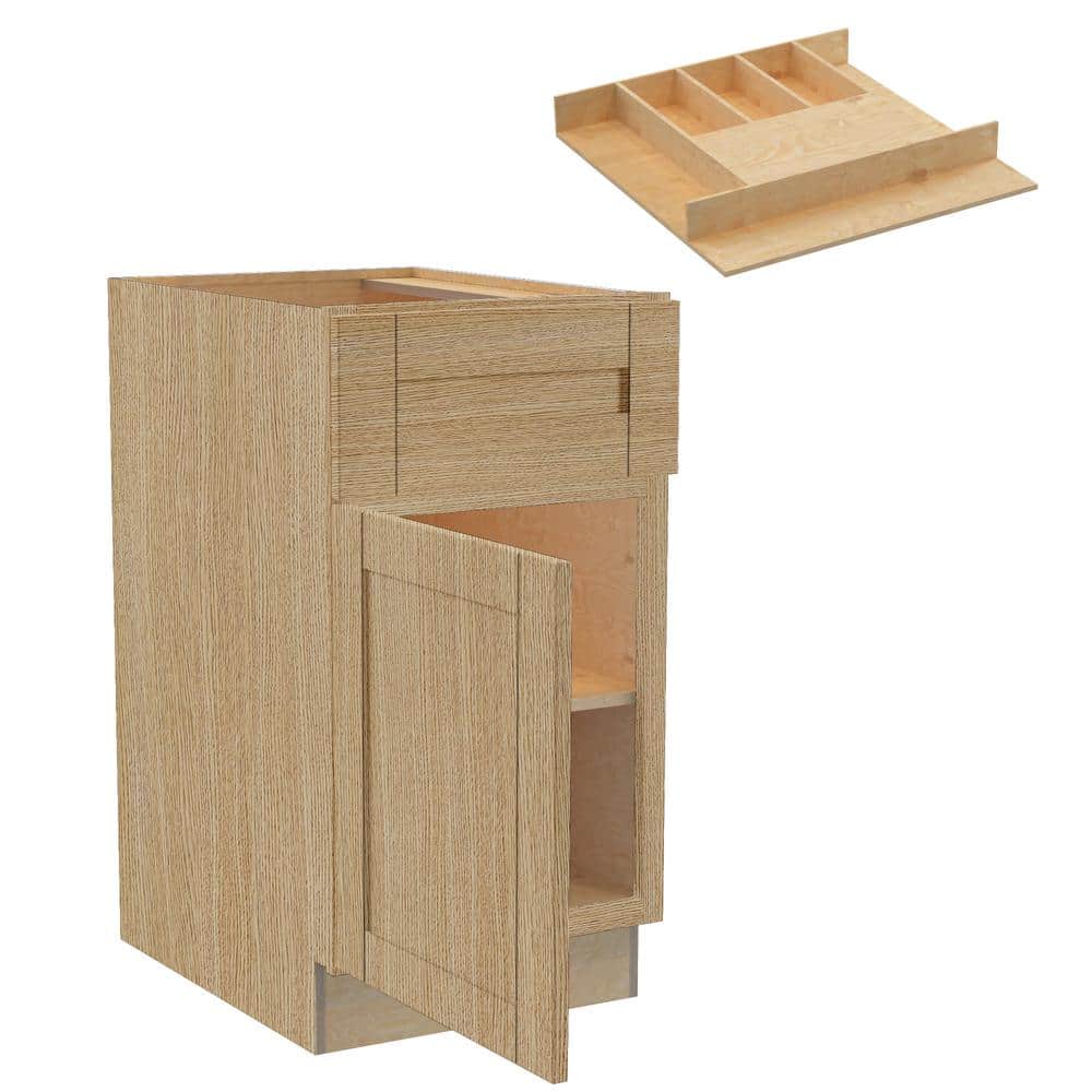 Washington 15 in. W x 24 in. D x 34.5 in. H Assembled Plywood Base Kitchen 
