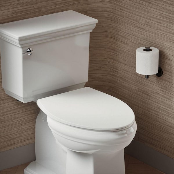 Willow Elongated Quiet-Close Toilet Seat in White