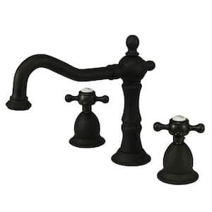 Heritage 8 in. Widespread 2-Handle Bathroom Faucet in Oil Rubbed Bronze